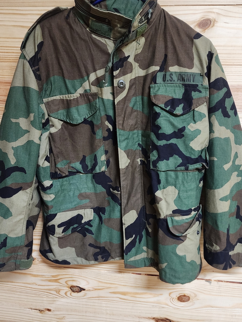 U.S. Army Woodland Camouflage Field Jacket Size Small